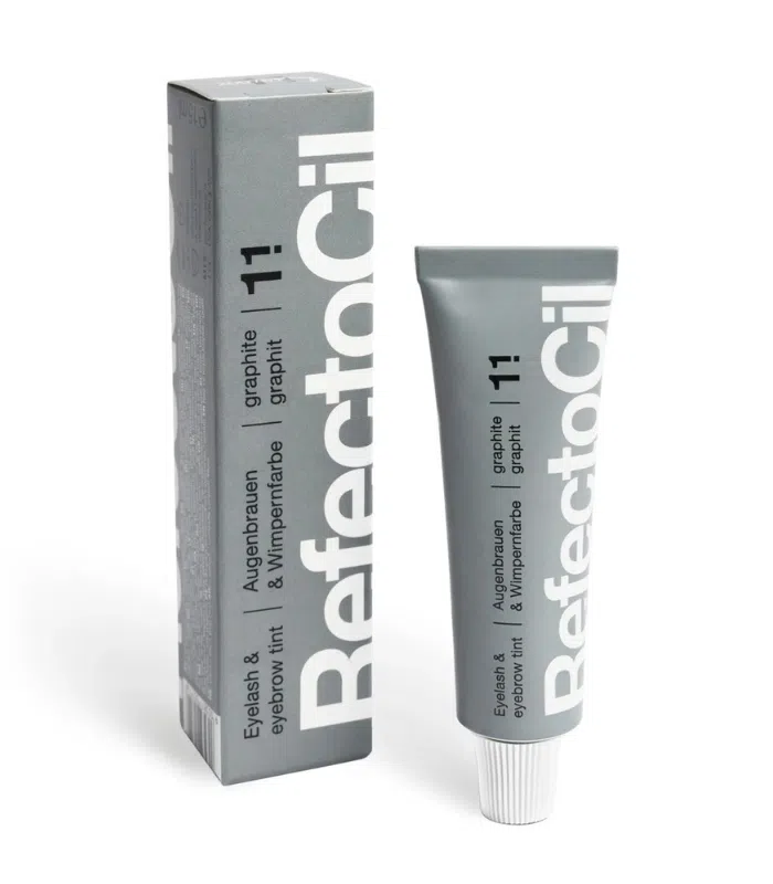 6 LAMINARE GENE SI SPRANCENE - VOPSEA Refectocil - GRAPHITE 1.1 - imagine 1