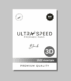 Extensii de gene ULTRA SPEED - 3D - Grosimea 0.10 - MIX - 1920 evantaie