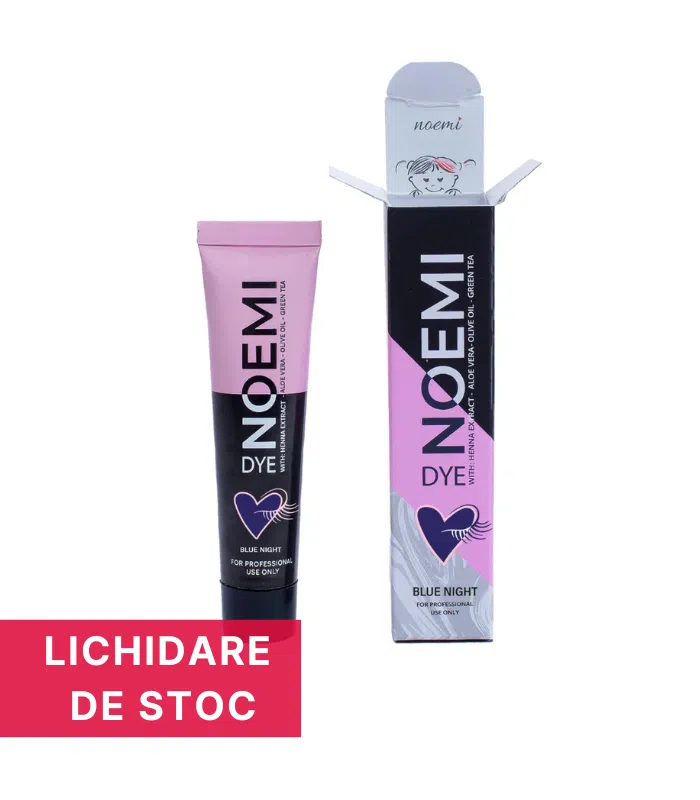 5 Vopsea gene si sprancene BLUE NIGHT - 15 ml - Noemi - imagine 1