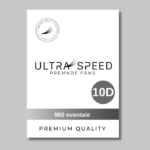 Extensii de gene ULTRA SPEED - 10D- Grosimea 0.05 - 960 evantaie