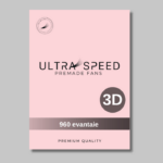 Extensii de gene ULTRA SPEED - 3D - Grosimea 0.10 - 960 evantaie