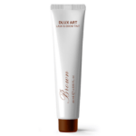 Vopsea gene si sprancene cu extract de henna BROWN - Maro 20 ml DLUX ART