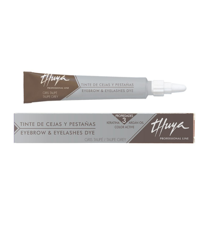 36 Vopsea pentru Gene si Sprancene - TAUPE GREY- Gri Taupe 14ml - Thuya - imagine 1