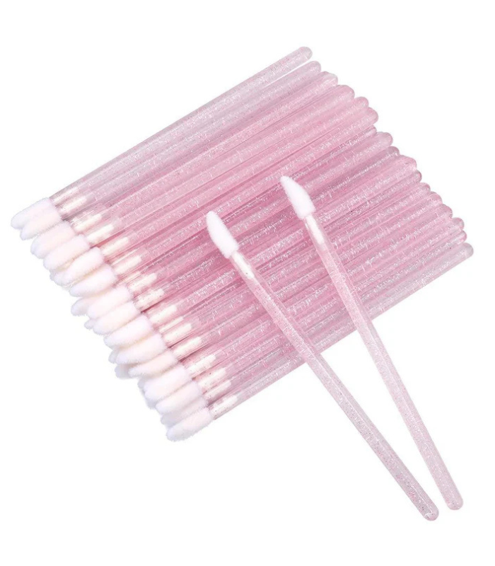 POZE PRODUS - DLUXROMANIA (SITE) - 700x 800 Aplicatoare Glitter PINK - 50 Bucati - DLUX - imagine 1