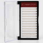 Extensii de gene ULTRA SPEED DARK BROWN – 3D - Grosime 0.10 – 240 evantaie