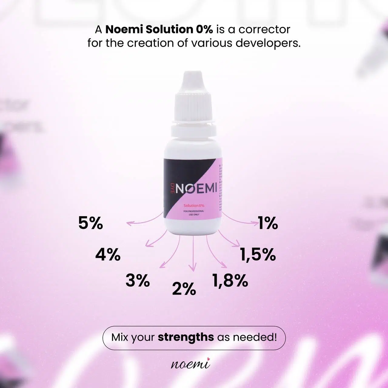 Oxidant crema 0% - 50 ml - Noemi | Dlux Professional Romania